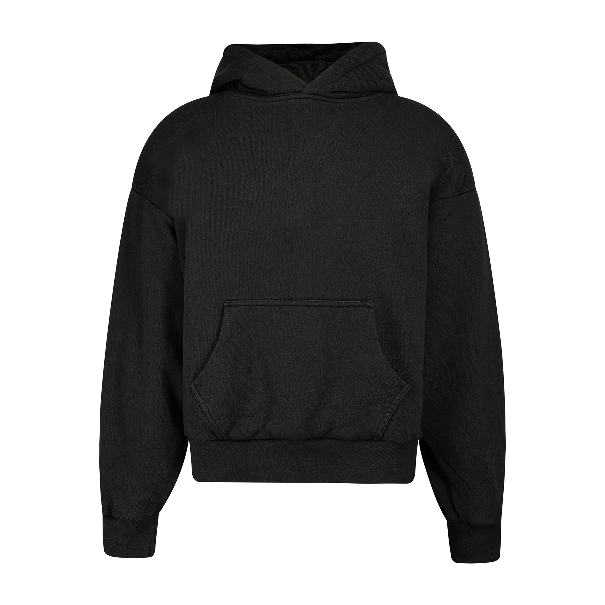 the steal hoodie | Black Unisex Loose Fit Basic Hoodie - The Sixth
