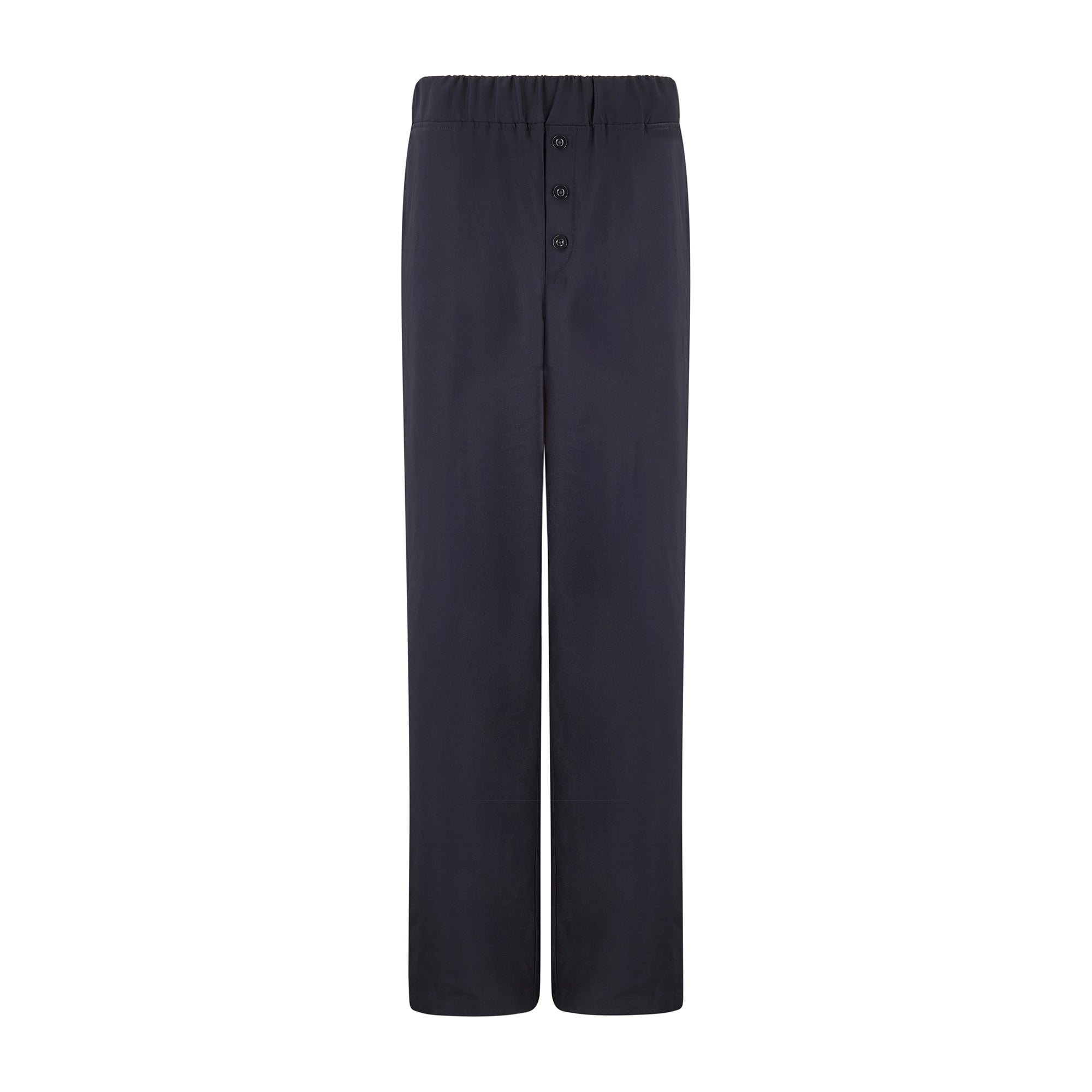 the apartment pants | Navy Straight Leg Relaxed Elastic
