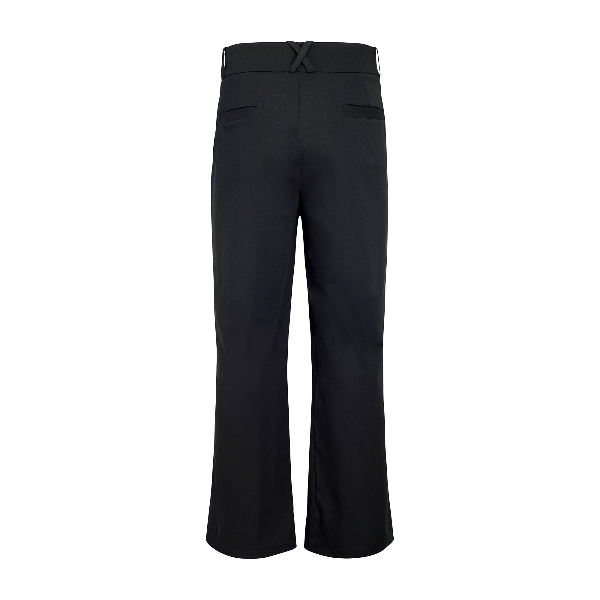 the sonder suit trousers | Black Straight Leg Unisex Suit Trousers