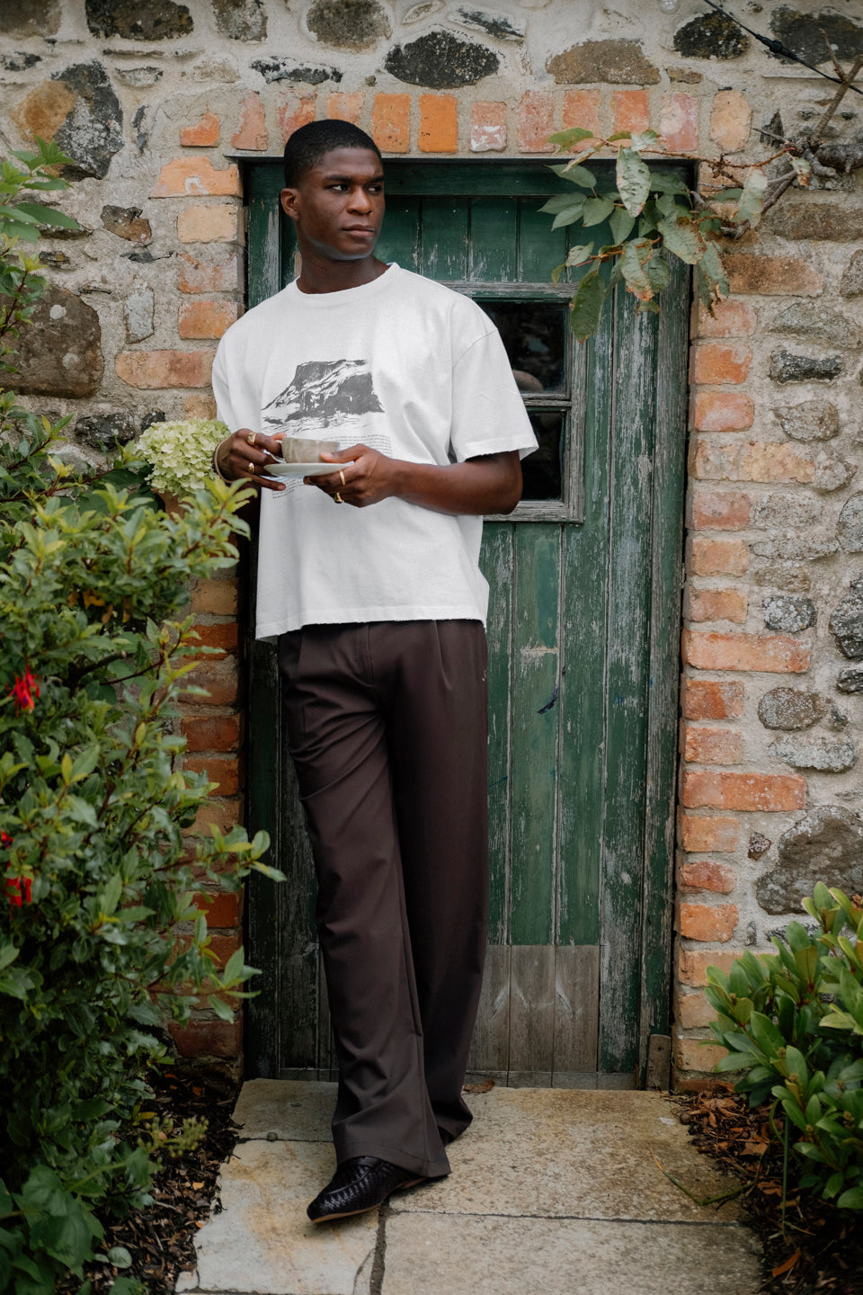the sonder suit trousers chocolate
