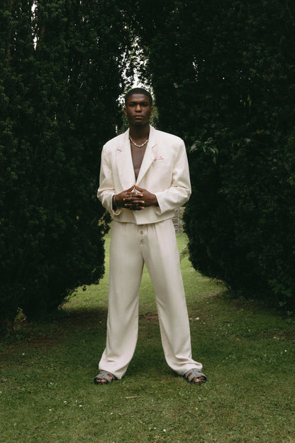 the apartment pants pale ecru