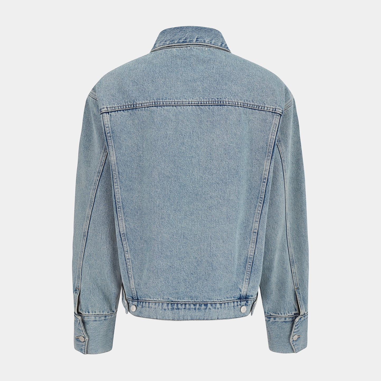 the blue denim jacket