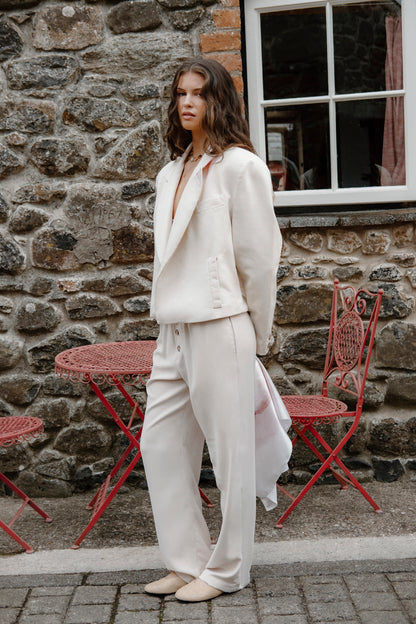 the apartment pants pale ecru