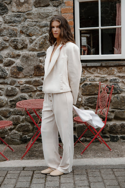 the apartment pants pale ecru